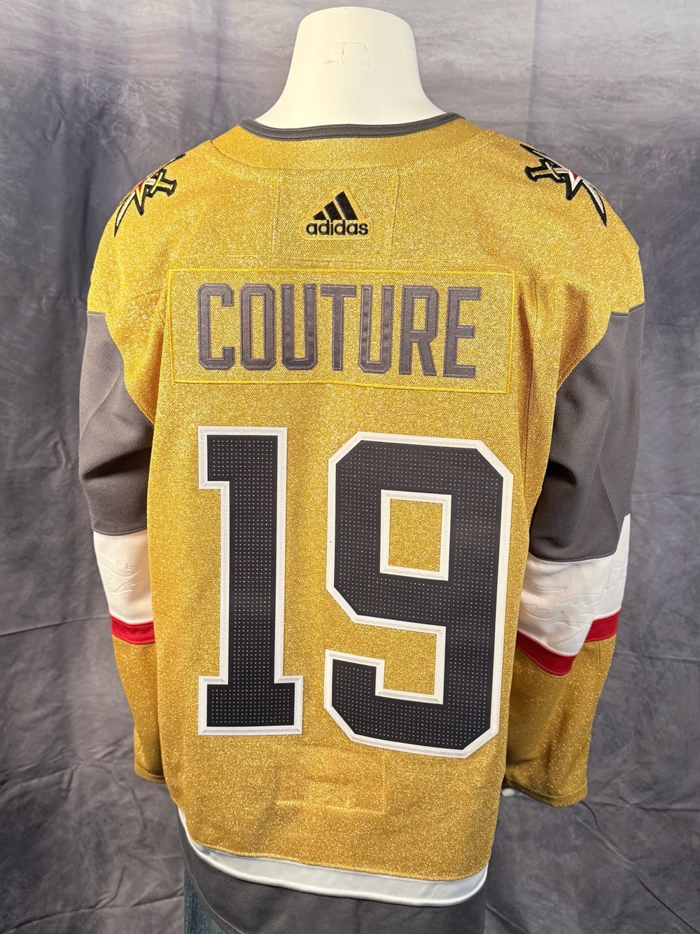 NHL Golden Knights Metallic Gold Jersey - Couture - owned by Randy Couture